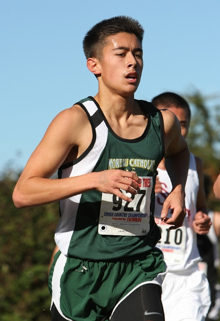 NCS XC D4 Boys-073.JPG - 2009 North Coast Section Cross Country Championships, Hayward High School, Hayward, California